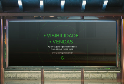 Banner em cartaz de Agência de Marketing